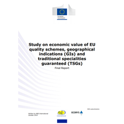 Štúdia o ekonomickej hodnote schém kvality EÚ: Chránené označenie pôvodu a Zaručená tradičná špecialita